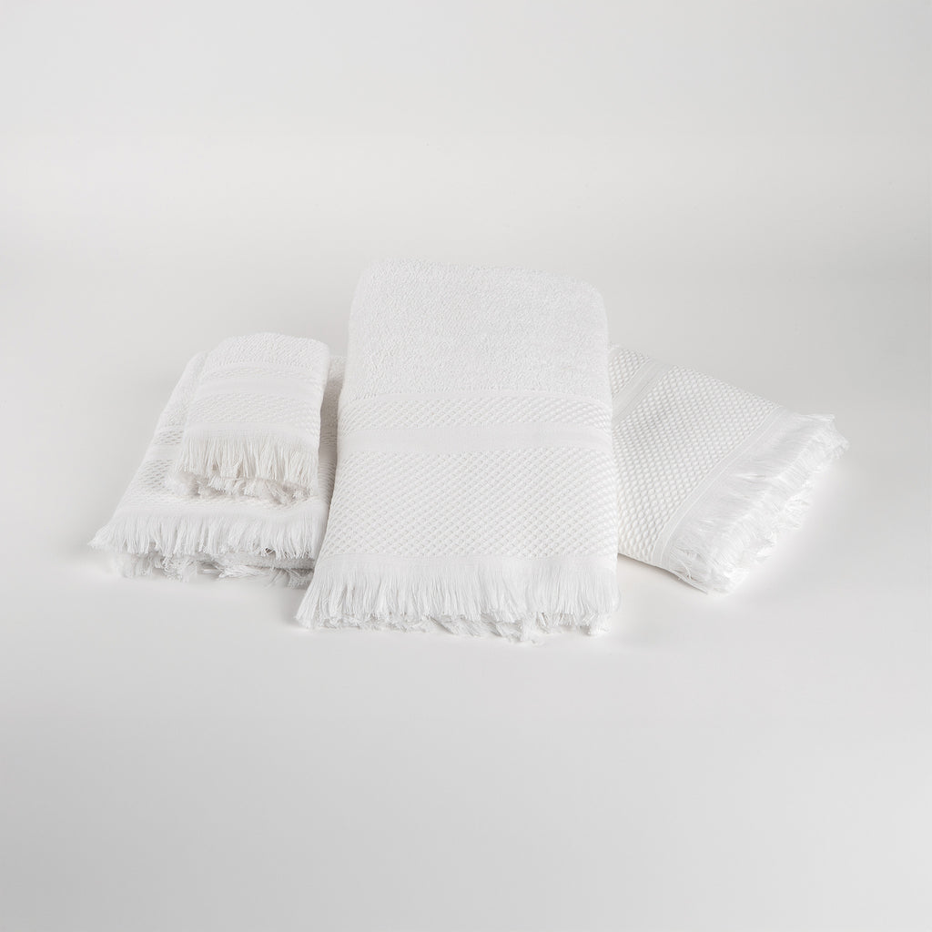 Toalhão de Banho Jacquard Franjas