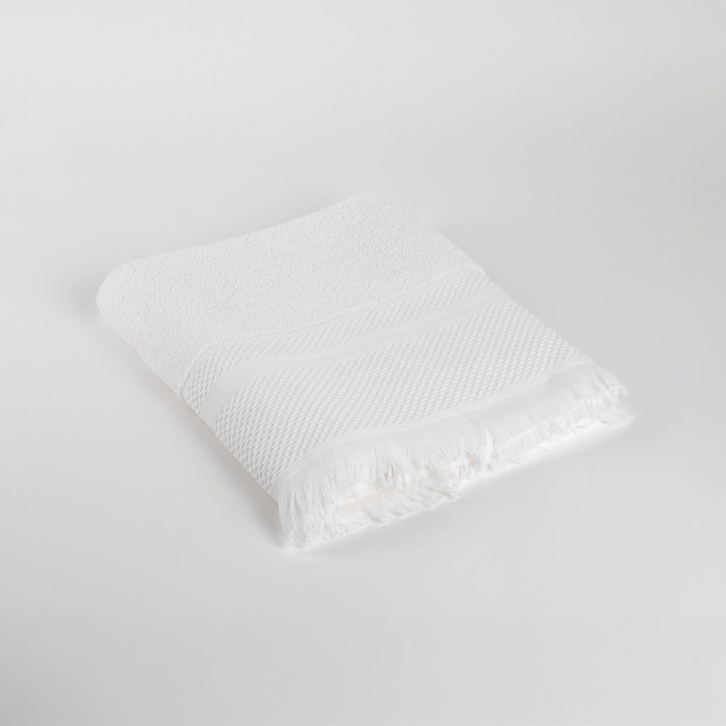 Jacquard Bath Sheet with Fringes
