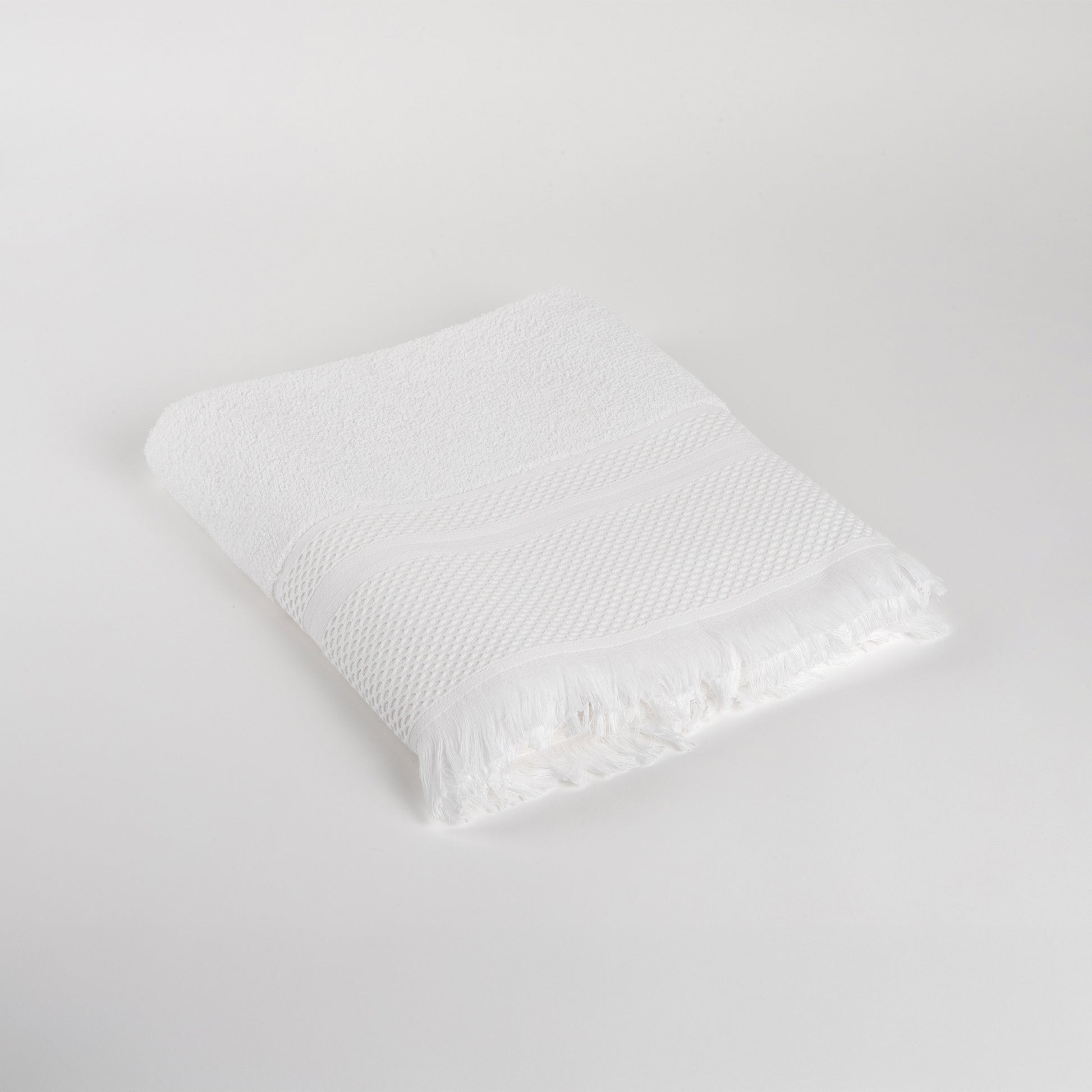 Lençol de Banho Jacquard Franjas
