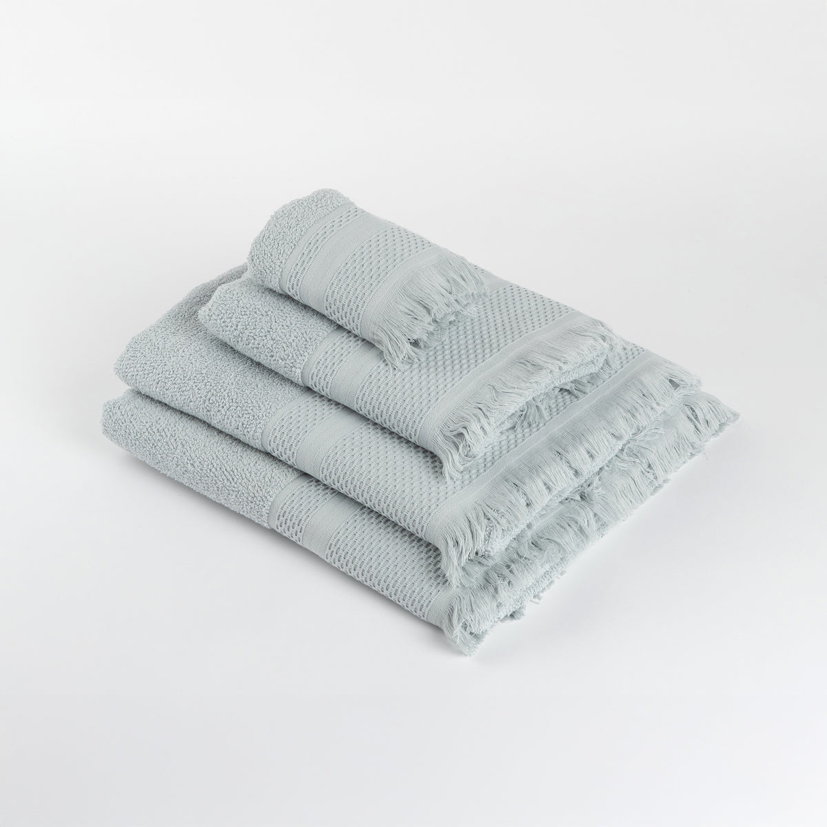 Toalhão de Banho Jacquard Franjas