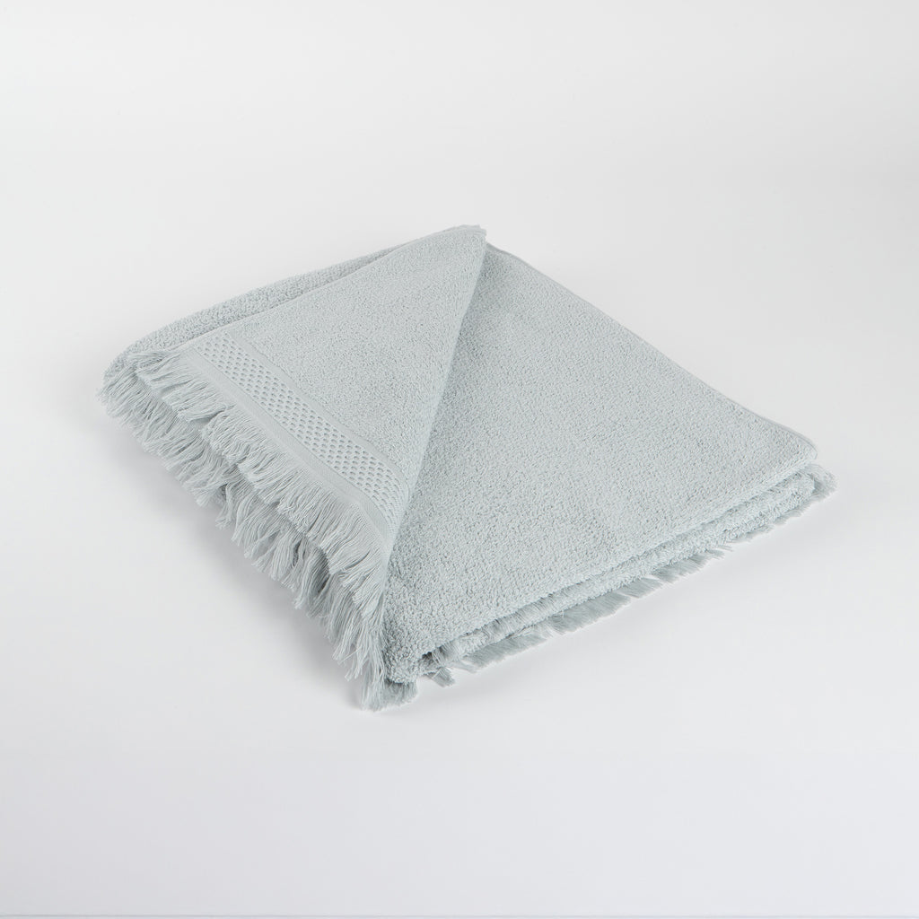 Jacquard Bath Sheet with Fringes